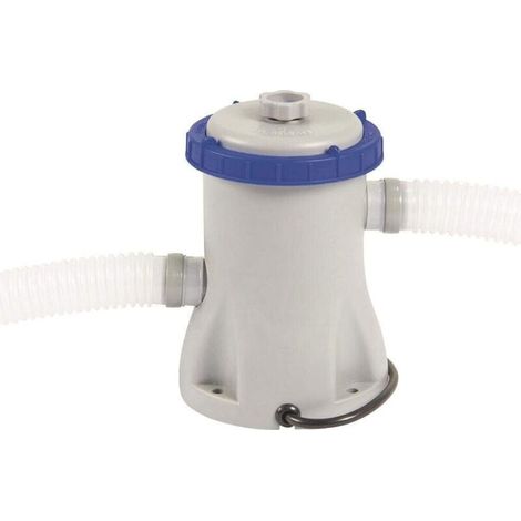 Pompe de filtration pour piscine hors sol, 220-240 V, 530 gallons, idéale pour les piscines hors sol. (1/4)
