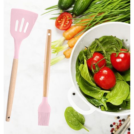 Ustensile De Cuisine En Silicone - Poche À Pâtisserie Et Spatule - Pour Cuisinières Et Pâtissières - Lot De 2 (1/5)