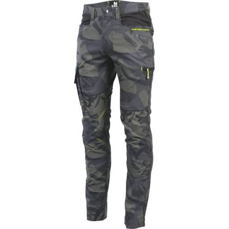 Pantalon de Travail Edward - Taille 40 - Woodland - Résistant et Confortable - D-Work