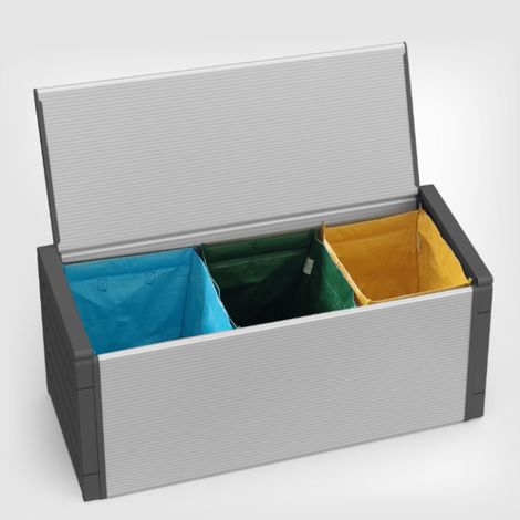 Cassapanca per Raccolta Differenziata (Interno/Esterno) 85 x 34 x 39.5 cm (1/6)