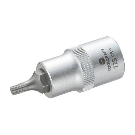 Douille-embout 6 pans intérieurs (TX) T 25 Longueur: 55 mm TOOLCRAFT 816163 Propulseur: 1/2" (12.5 m (1/2)