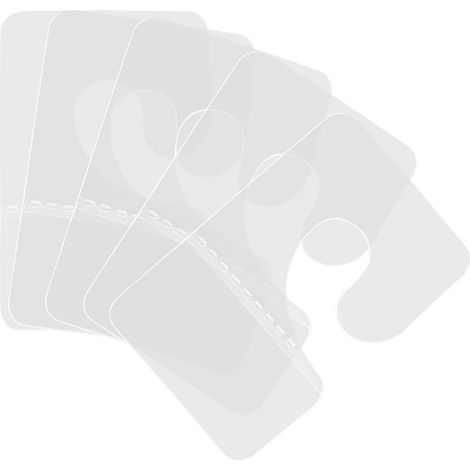 adhésifs en PVC KICHOUSE blancs pour suspension lot de 100