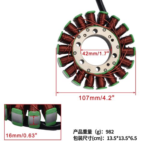 Zündspulen-Statoradapter für Motorrad CBF600 Hornet 98-01 03-05 (1/4)