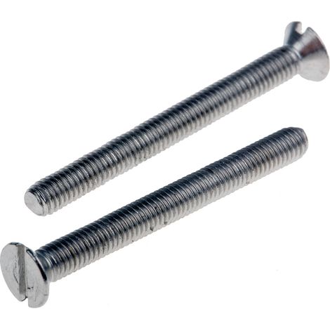 Vis à métaux RS PRO M3 à tête Fraisée fendue en Acier Inoxydable, 30mm ( Prix pour Sachet de 100 )