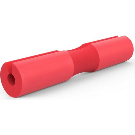 Coussinet d'épaule en mousse épaisse pour barre, confortable et antidouleur, idéal pour squats à la maison ou en salle de sport rouge (1/5)