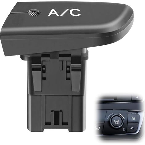 Botón de aire acondicionado, botón de aire acondicionado de CA con tapa compatible con C1, 107 y Toyo Ay (2005-2014) Interruptor de aire acondicionado 6554KX (1/5)