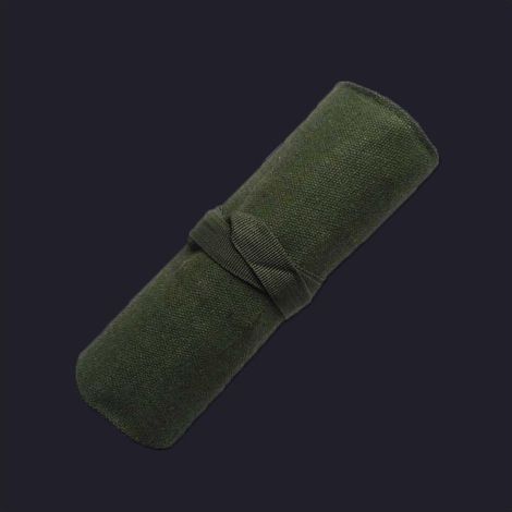 sac de rangement en rouleau pour bonsa, vert armée, pour outils de réparation de jardin, pinces, ciseaux, sacs de rangement en toile (60 x 25 cm) (1/3)