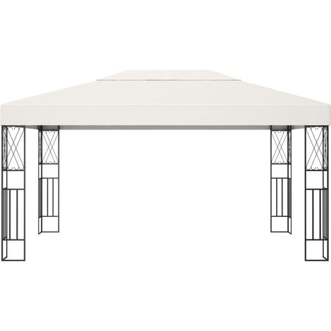 Tonnelle 3x4 m Crème Tissu