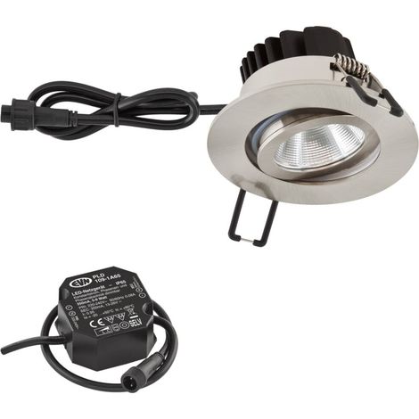 EVN Lichttechnik P-LED Deckeneinbauleuchte 3000K IP65-230V PC650N61302
