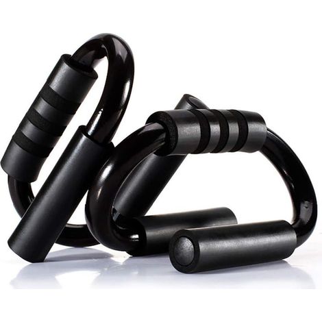 S Forme 1 Paire Poignées De Pompe Push Up Bars Support De Barre De Poitrine pour Hommes Et Femmes Gym Exercice Entraînement Fitness Poitrine Bras épaule- (1/5)