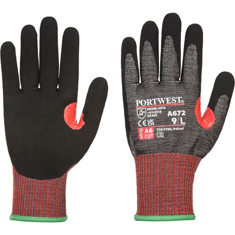 Guanti da lavoro in nitrile Portwest A672 CS CUT F13