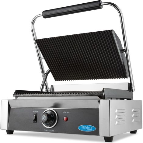 Grill Rainurée - Plaque Simple - 33,5cm - Maxima