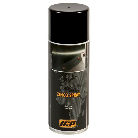 ZINCO SCURO SPRAY ZINCATURA A FREDDO ANTIRUGGINE ICP 400 ml (1/3)