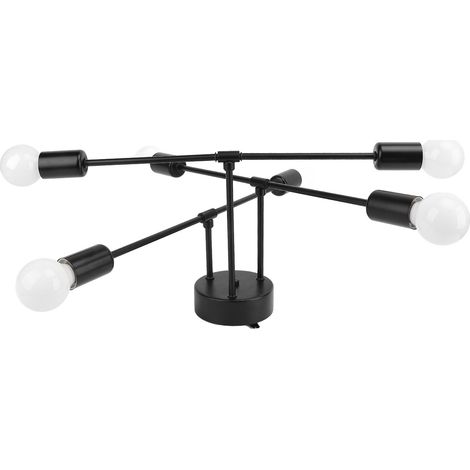 Plafonnier LED encastré en fer, Art moderne, 6 ampoules E26, lustre pour chambre à coucher, cuisine, bureau (1/5)