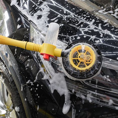Brosse lavage auto pivotante 360° – Long manche, pour carrosserie vitre – Nettoyage haute pression