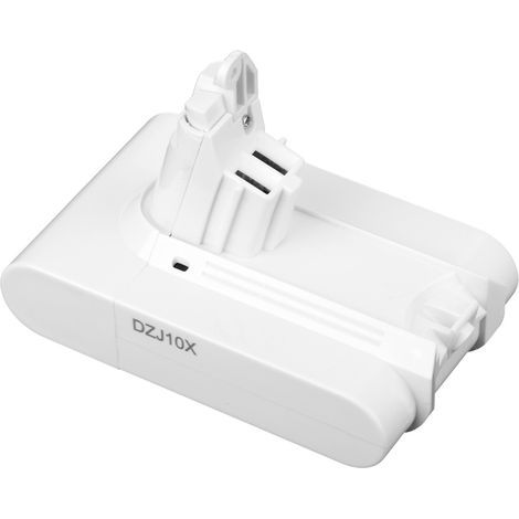 Ortviai Batterie de rechange 21,6 V pour aspirateur portable Dyson V6 Mattress DC58 DC62 DC74 – 2200 mAh, blanche (1/3)