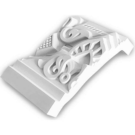 1 SAMPLE PIECE S-150503 Profhome  SAMPLE Cornice moulding Ceiling moulding Length approx. 10 cm (1/4)
