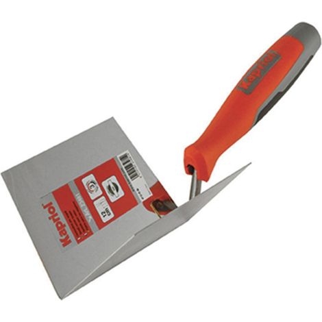 CAZZUOLA CAZZUOLINO MURATORE PER ANGOLI INTERNI 90° 12cm ACCIAIO INOX KAPRIOL