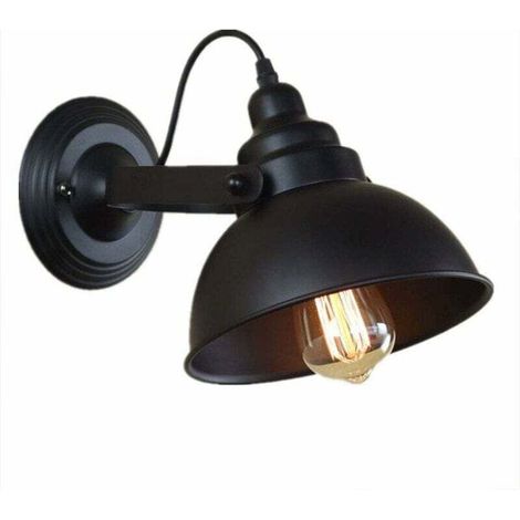 Vintage Industrial Wall Light Metal Rotatable Wall Lamp Adjustable Bedroom Wall Reading Light Bar Corridor Restaurant Wall Sconce, E27 Lighting Fixtures MUMU (1/3)