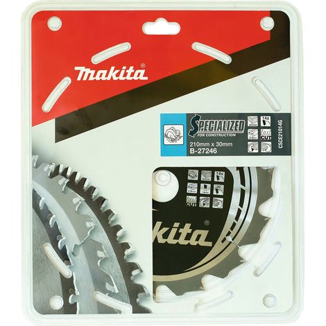 Hojas de sierra "Specialized" para construcción (FERMACELL®), para sierras circulares MAKITA (1/3)