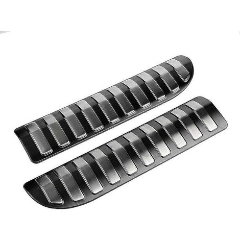 2pc Protection de Pare-chocs Arrière Intérieur Auto, Plaque de Seuil Antidérapante pour Range Rover Sport 2014-2019, Garniture de Protection. (1/4)