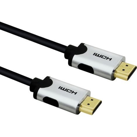 Câble de raccordement Value HDMI Fiche mâle HDMI-A, Fiche mâle HDMI-A 1.00 m noir 11.99.5940 10K UHD