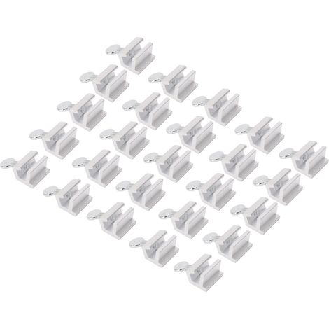 Lot de 25 verrous de fenêtre coulissante en alliage d'aluminium, pour portes et fenêtres verticales et horizontales, avec clé. (1/5)