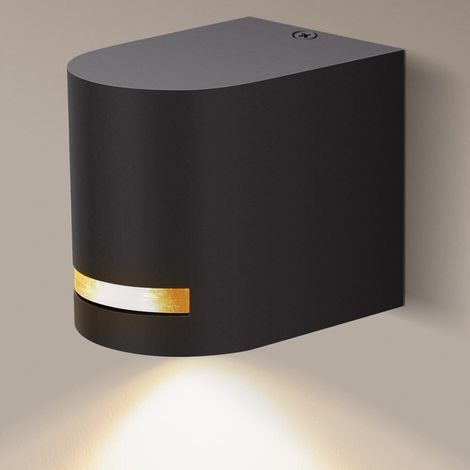 Applique da parete Memling Nero IP54 1 x GU10 Aigostar (1/5)