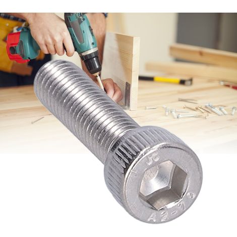 Vis à tête cylindrique creuse M625 en acier inoxydable 304 série M6 (1/5)