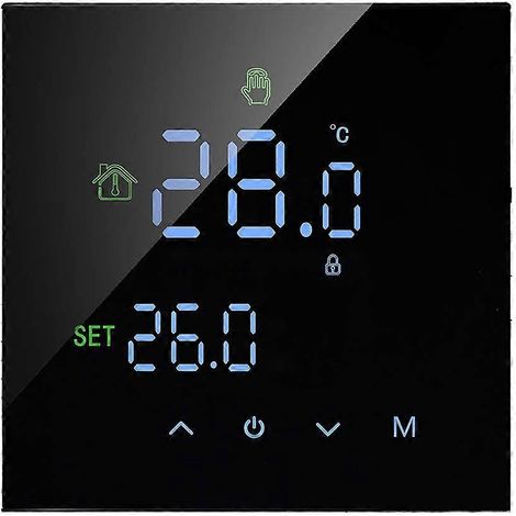 Tuya Smart WiFi Stand-Warmwasserbereiter, Wandthermostat, programmierbare Sprachsteuerung, Hintergrundbeleuchtung, C-Einstellung (1/5)
