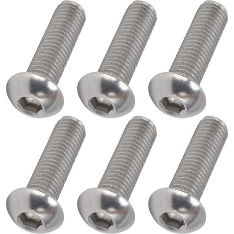 30 Vis à tête hexagonale creuse Acier Inox A2 M10x1.5 - Lot de 30 vis M10x35 pour assemblage (1/5)