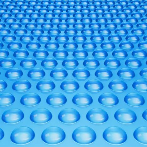Solar-Poolabdeckung, 24 x 12 ft rechteckige Solardecke für Pools, Solarabdeckung für oberirdische Schwimmbecken, 12 mil Solarabdeckungen blau (1/5)