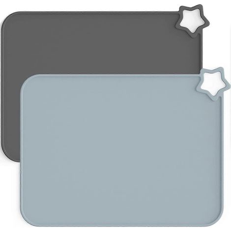 Dww-Lot de 2 Sets de Table en Silicone antidrapants et rsistants aux Taches pour Enfants et Tout-Petits (1/5)