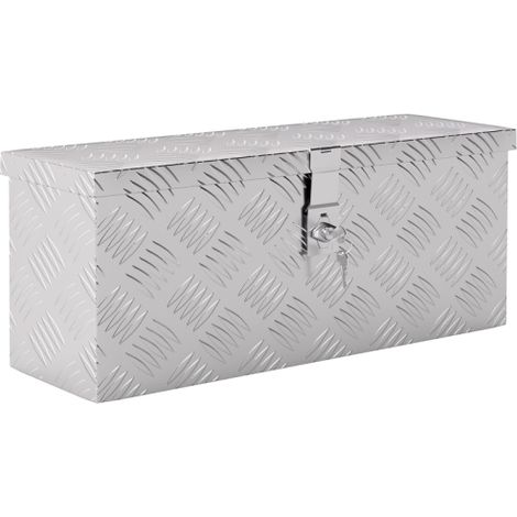 Gerätekasten Aufbewahrungskiste aus Aluminium mit Schloss und Schlüsseln 50 x 15,5 x 20,5 cm 
On-Site (1/5)