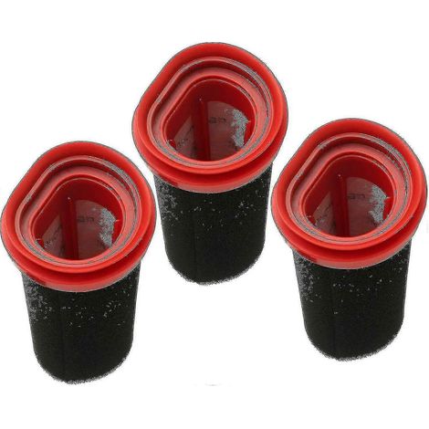 Lot de 3 filtres 25,2 V/21,6 V pour aspirateur sans fil Bosch Flexxo Série 4 (BBH32101, etc.), remplacement (1/5)