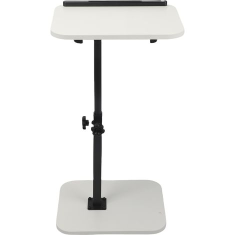Table de Chevet Multifonction Réglable - Plateau Inclinable 30x40cm, Cadre Acier Épaissi, Design C Gain de Place - Pour Lit, Canapé, Lecture, PC - Acier et Panneau Densité (1/5)