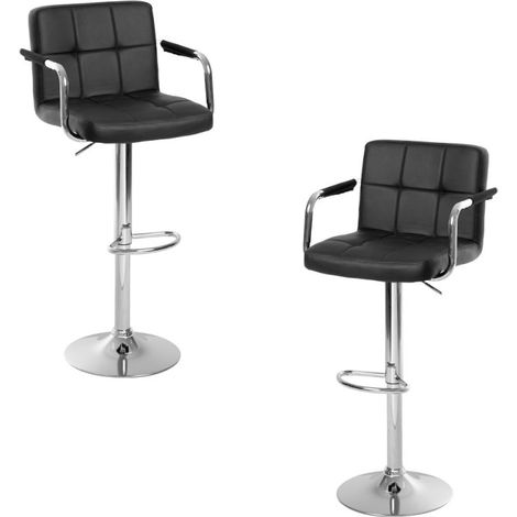 Packs Taburetes Cocina - Pack 2 Taburetes Vapen - Negro (1/5)