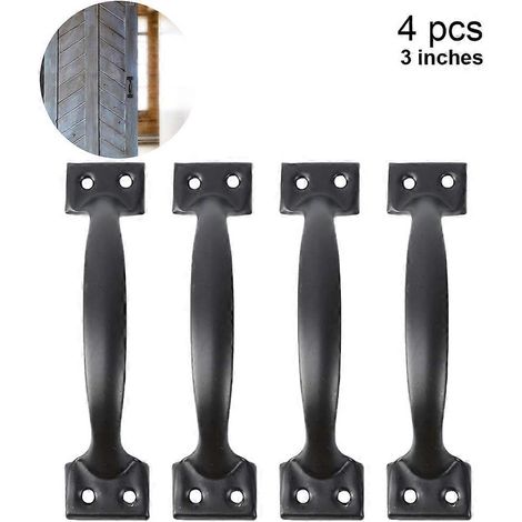 Ensemble de 4 petites plantes artificielles en pots noirs – Plantes décoratives artificielles pour la maison et la salle de bain (1/4)