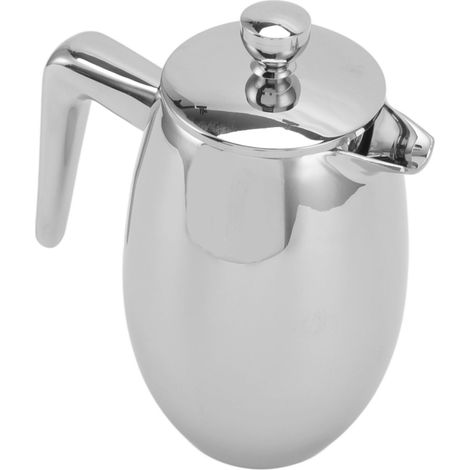 French Press en Acier Inoxydable 304, Filtre Double Paroi en Forme de U, Cafetière à Piston 800ml pour Maison (1/5)