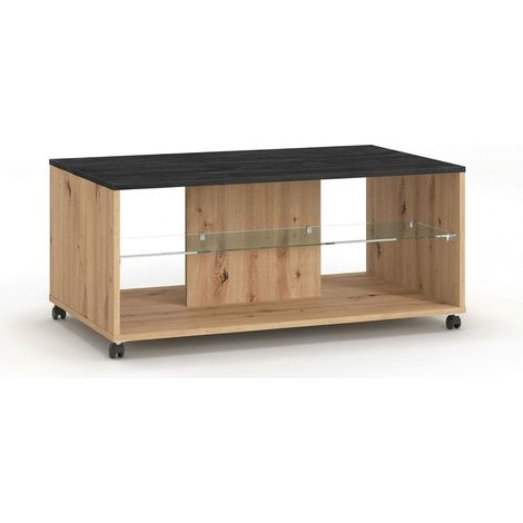 Tavolino Salotto Norte KS Moderno Design Soggiorno Rettangolare 101x60x45cm (1/5)