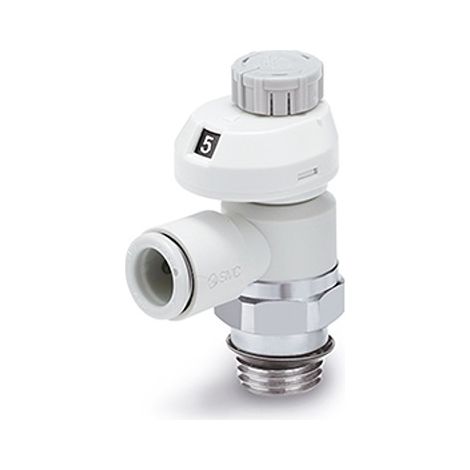 Raccord silencieux et réducteur d'échappement SMC AS2, UNF 10-32, 6mm ( Prix pour 1 )