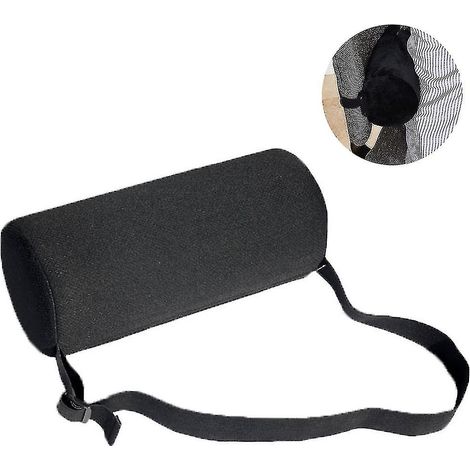 Coussin cylindrique de soutien lombaire pour bureau ou voiture (1/5)