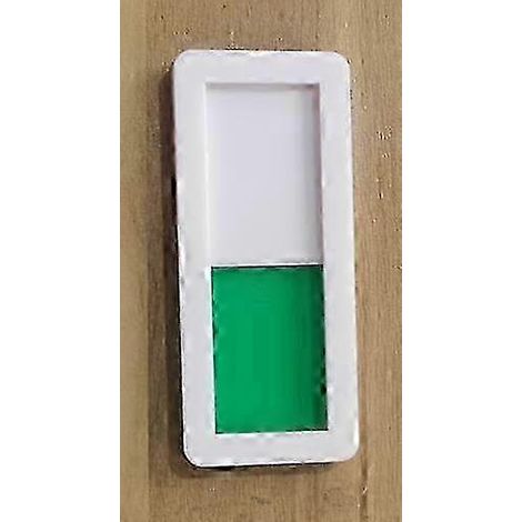 Panneau « Toilettes libres » / « Toilettes occupées » / Panneau coulissant pour toilettes / Panneau d'intimité / Panneau de porte de toilettes (1/4)