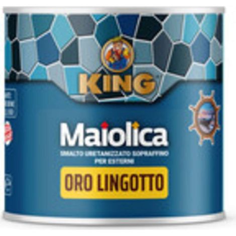 SMALTO MAIOLICA ORO LINGOTTO ESTERNI 100 G