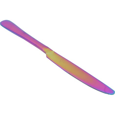 Edelstahlmesser, BPA-frei, Küchenutensil, Geschirr für Zuhause, Restaurant, Hochzeit, farbenfroh (1/5)