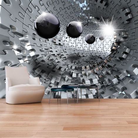 Papier Peint "Puzzle Tunnel" 210 x 300 cm (1/2)