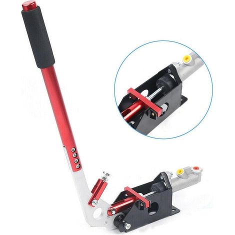 Hydraulische Fly-Off Rallye Handbrake Universal Vertikal Horizontal Fly Off Handbremse Drift vertikal stehend  Inklusive Anschlussset