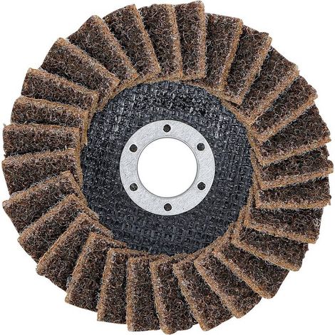 Disque à Lamelles Non-Tissé D.125 mm Grain 80 - Ponçage Efficace et Durable, - D-Work (1/5)