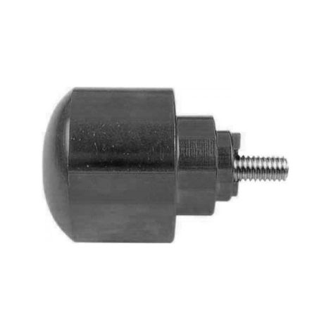 Tapones de manillar de aluminio Honda negros V Parts anodizados 901NR