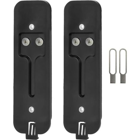 Plaque arrière de remplacement pour sonnette Blink, pièces de plaque arrière compatibles avec les sonnettes vidéo Blink, comprend les accessoires d'installation (paquet de 2).